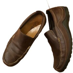 Cole Haan Leather Driving Shoes Moccasins Loafers Mens 8 M Brown EXC Slip-On